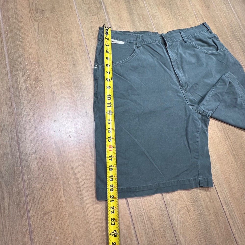 Faded Glory Mens 40 Carpenter Utility Shorts Service Green Canvas FG6006 Cotton - Picture 10 of 15